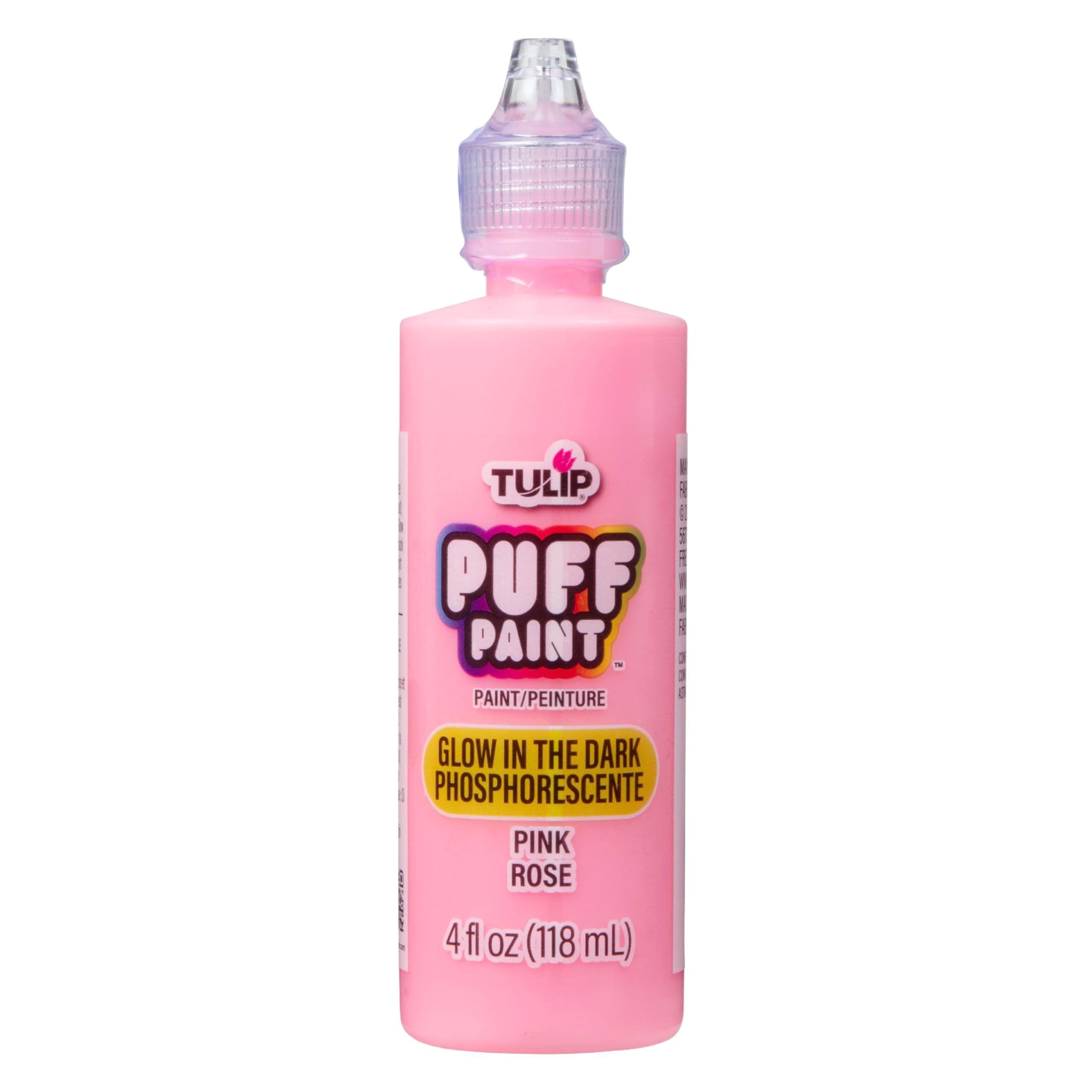 Tulip Dimensional Fabric Paint 4oz Glow Pink