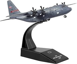 1/200 Military Model Plane C-130 Alloy Fighter Plane Model Model Airplane for Collections and Displays