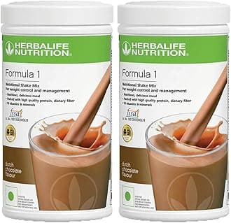 Herbalife Herbal Life - Nutrition Formula 1 Nutritional Chocolate Shake (1 Kg) - Pack of 2