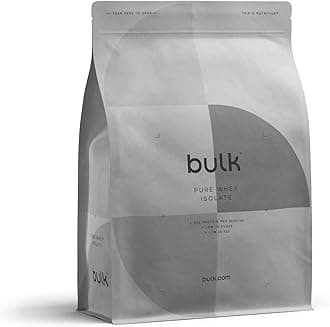 Bulk Pure Whey Protein Isolate, Protein Powder Shake, Birthday Cake, 1 kg, 33 Servings, Packaging May Vary