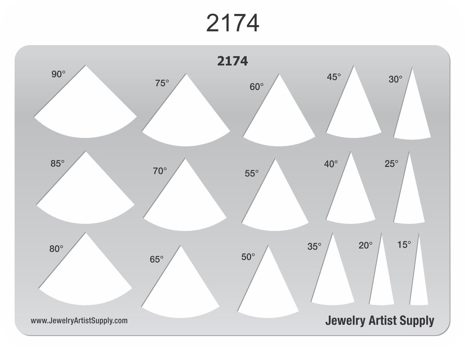 Creative Shapes Template - Fans 2174