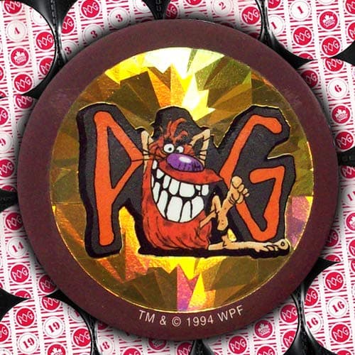 POGS 1994 Full Set of 70 RED BACK CANADA GAMES Power Pac Series 1 Mint POG SHOP