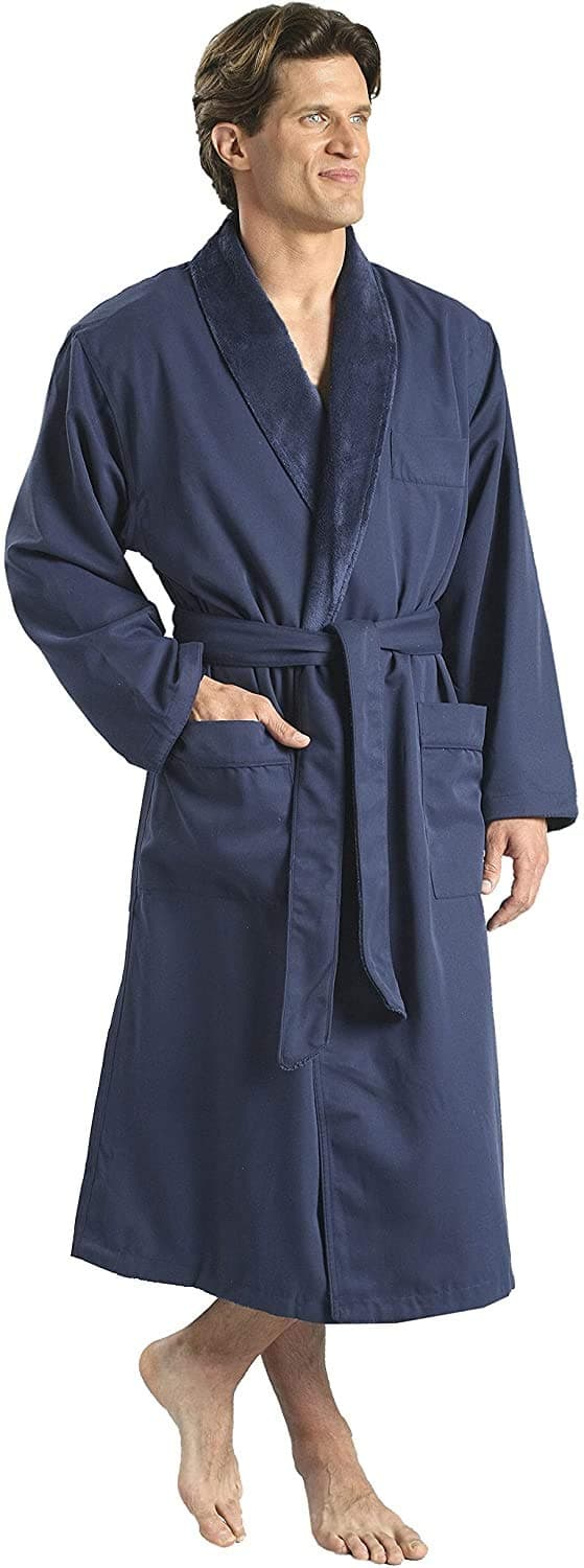 Plush Lined Microfiber Bath Robe for Women or Men - Super Soft, Durable Luxury Spa, Resort & Hotel Bathrobe, Generously Sized