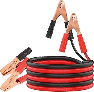 Car Heavy Duty Auto Jumper Cable, Battery Booster Wire Alligator With Clamps, Emergency Use 7ft, 1000 AMP Car Battery Charging/Booster Cable,