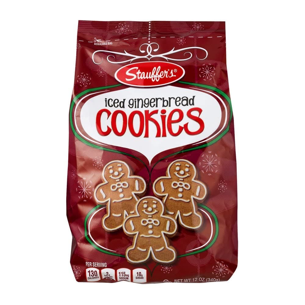 Stauffers Gingerbread Iced Cookies
