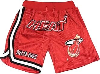 Mens Shorts Men Outdoor Sports Shorts Miami Heat City Edition Men's Activewear Shorts Miami Heat Basketball Shorts for Men with Pockets Gym Shorts Men