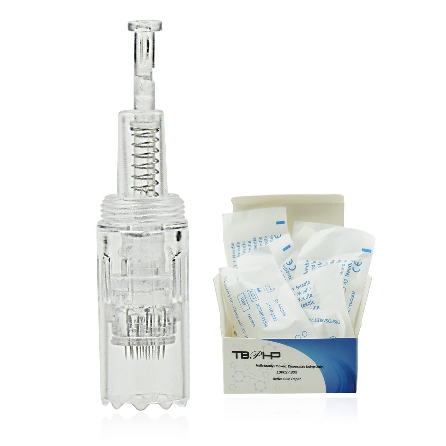 TBPHP Derma Pen Screw Needle Cartridge 12pin for M1/P10/P20/P20RL(10 pcs 12Tips)