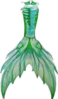 Fabulous Mermaid Dress for Women - Adult Mermaid Costume with No Flipper Beach Swimsuits