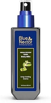 Blue Nectar Niraa Woody Oudh Body Mist for Hydrating Long Lasting Fragrance (100ml)