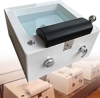 Portable Pedicure Foot Spa Bathtub - Relaxing Feet Spa Tub with Acrylic Chair, Shower Wash & Massage - Ideal for Home, Salon Use - Pedicure Bowl with Foot Bath
