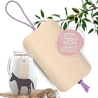 Organic Donkey Milk & Almond Face & Body Wash Soap by BUDHI BUDHA/Kind to Kids, Clear for Teens/Soothes Sensitive Skin, Targets Acne, Fades Dark Spots, Anti-Age Formula/ECOCERT Certified