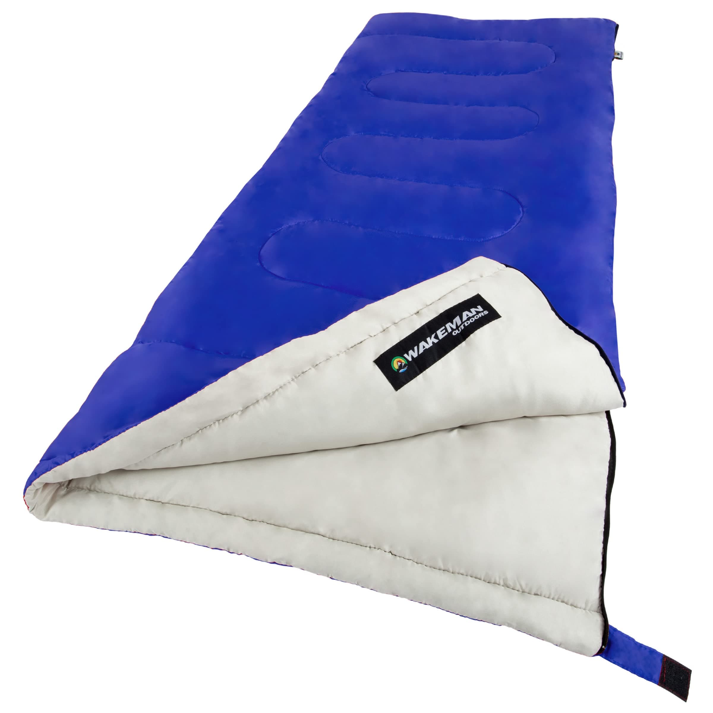 Wakeman Outdoors Sleeping Bag-Lightweight, Carrying Bag with Compression Straps Included-Great for Adults