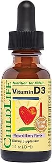 ChildLife Vitamin D3, Berry Flavor Glass Bottle, 1oz