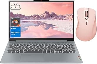 Lenovo IdeaPad Slim 3 Laptop, 15.6" FHD Display, AMD Ryzen 5 5625U, 16GB RAM, 2TB SSD, Backlit KB, SD Card Reader, Webcam, HDMI, Wi-Fi 6, Win 11 Home, Bundle with Thunderobot ML101 Wireless Mouse