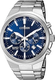 Citizen Quartz Mens Watch, Stainless Steel, Classic