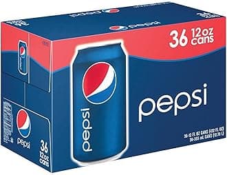 Pepsi Cola Soda, 12 Ounce (36 Cans)