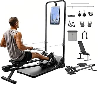 Speediance Gym Monster Smart Home Gym, Multifunctional Strength Training Machine, Smith Machine Power Cage Workout Station, Squat Rack Cable Machine, Full Body Fitness Equipment for Home Workout