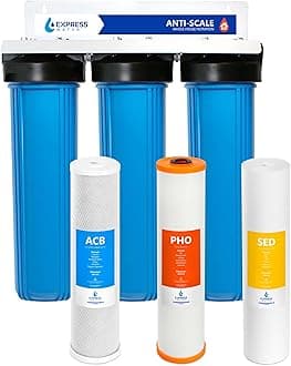 EXPRESS WATER WH-300RS-CPS Anti-Scale (Regular) Water Filter System, Whole House Basic