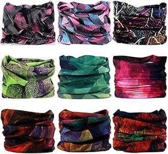 Headband Neck Gaiter Head Wrap Headwear Face Mask Magic Scarf Bandana for Men and Women