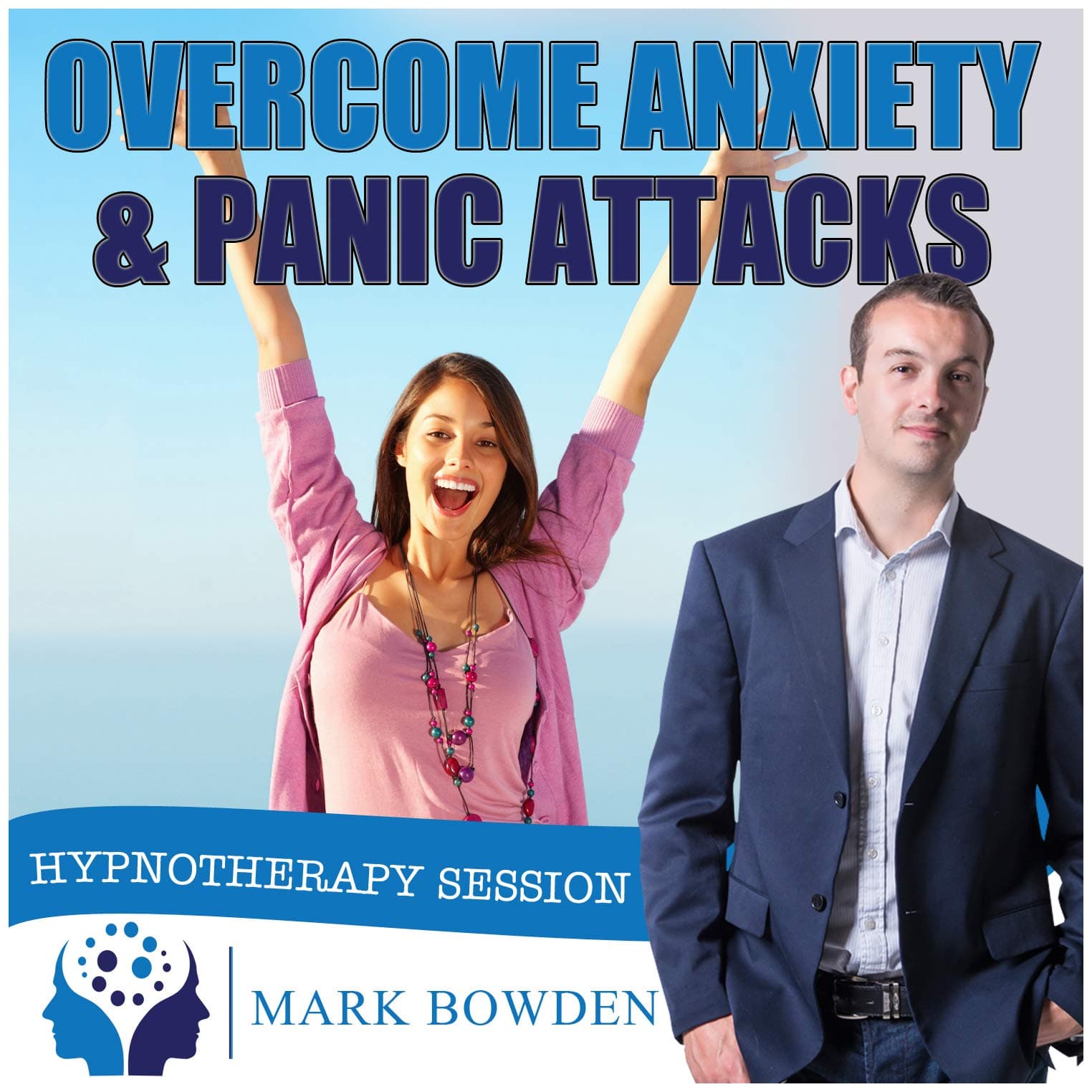 Overcome Anxiety and Panic Attacks Self Hypnosis MP3 / APP and CD (3 IN 1 PURCHASE - Sound Therapy). Hypnotherapy Session for Anxiety Relief