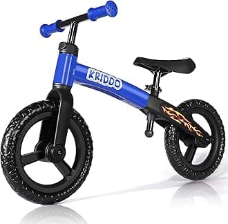 KRIDDO Toddler Balance Bike 2 Year Old, Age 24 Months to 5 Years Old, Early Learning Interactive Push Bicycle with Steady Balancing, Gift Bike for 2-5 Boys Girls