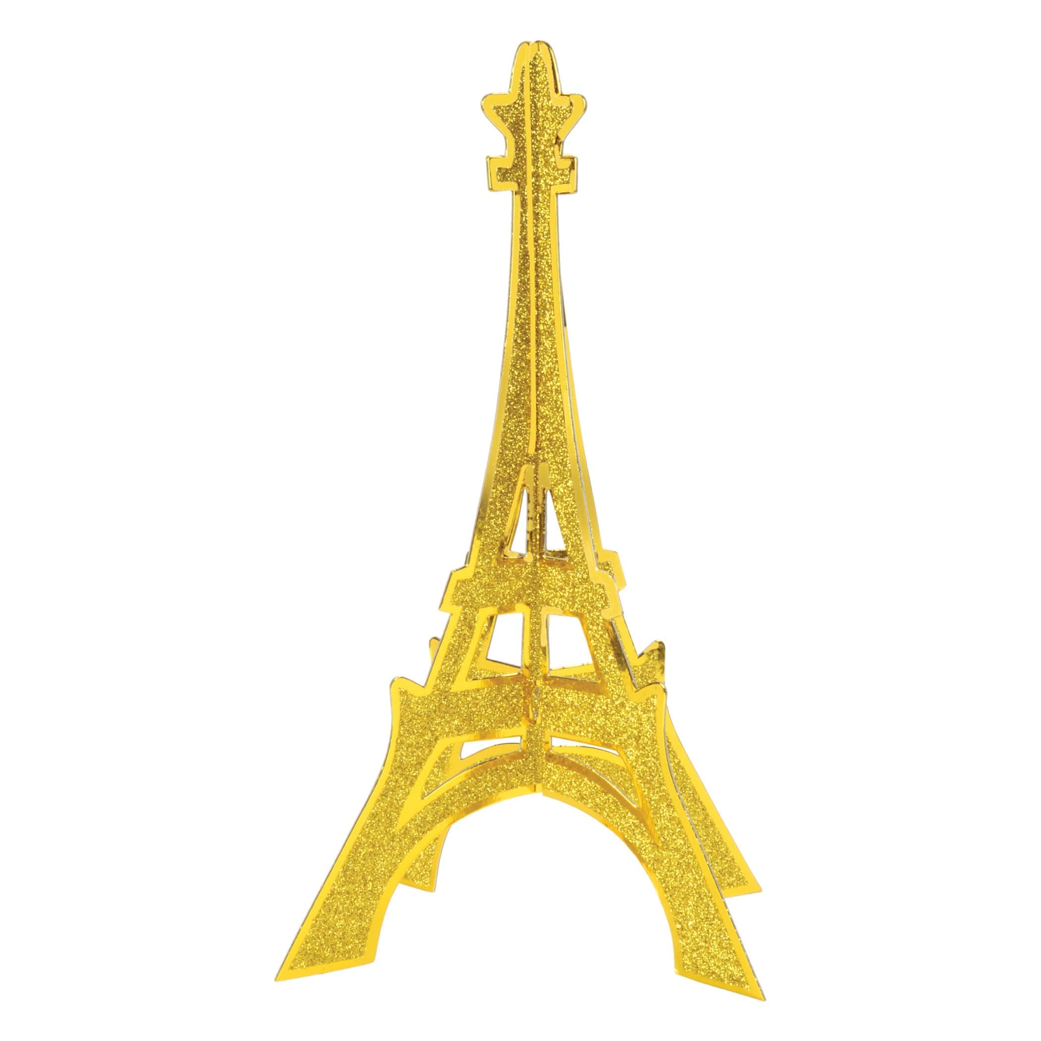 Glittered 3-D Eiffel Tower Centerpiece