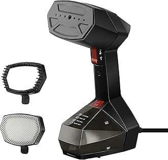 Sunbeam 32610026 Professional Handheld Steamer, Aluminum, Black/Red