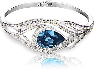 YouBellaFashion Jewellery Crystal Bracelets Bangle For Women and Girls