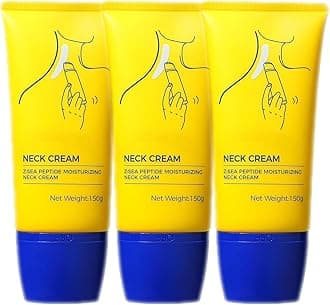 Neck Cream, Neck Firming Cream with Roller Massage, Tighten and Lift, Moisturizing Repair Sagging Skin Care for all Skin Types (3)
