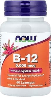 NOW B-12 5,000 mcg,60 Lozenges