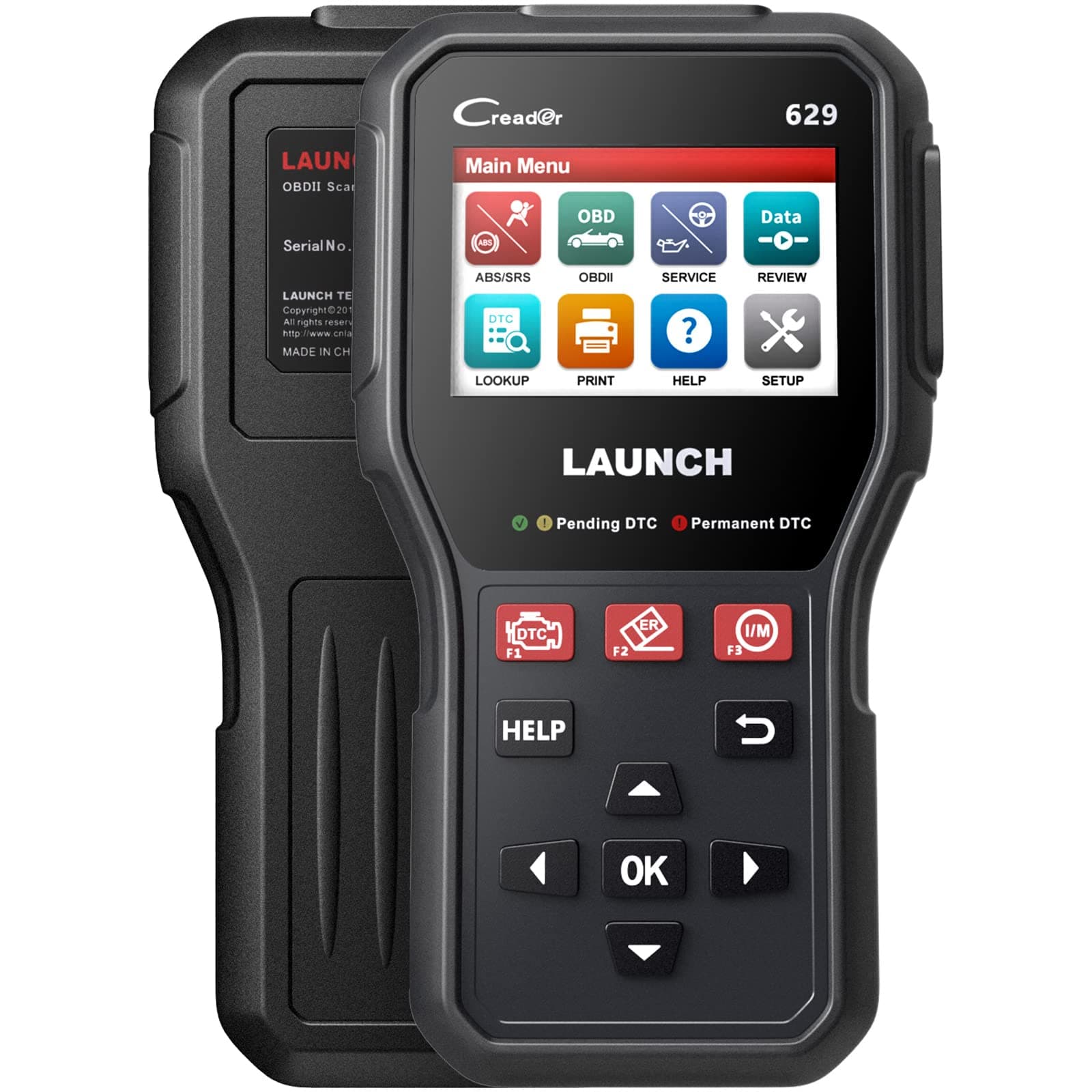 CR629 OBD2 Scanner Code Reader 2026 New Scan Tool with Reset Oil/BMS Service+Live Data, Professional Mechanic Full OBDII Diagnostic Tool for Read/Clear DTCs Lifetime Free Update