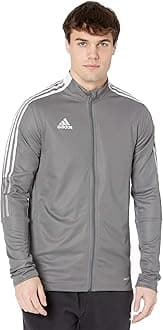 adidas mens Tiro 21 Track Jacket Team Grey Small
