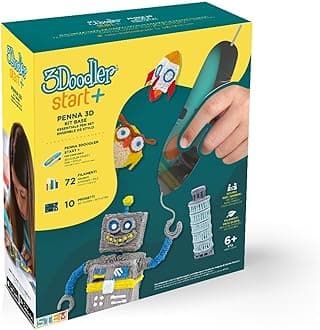 3Doodler Start Plus 3D Pen with Coloured Filament for 3D Drawing