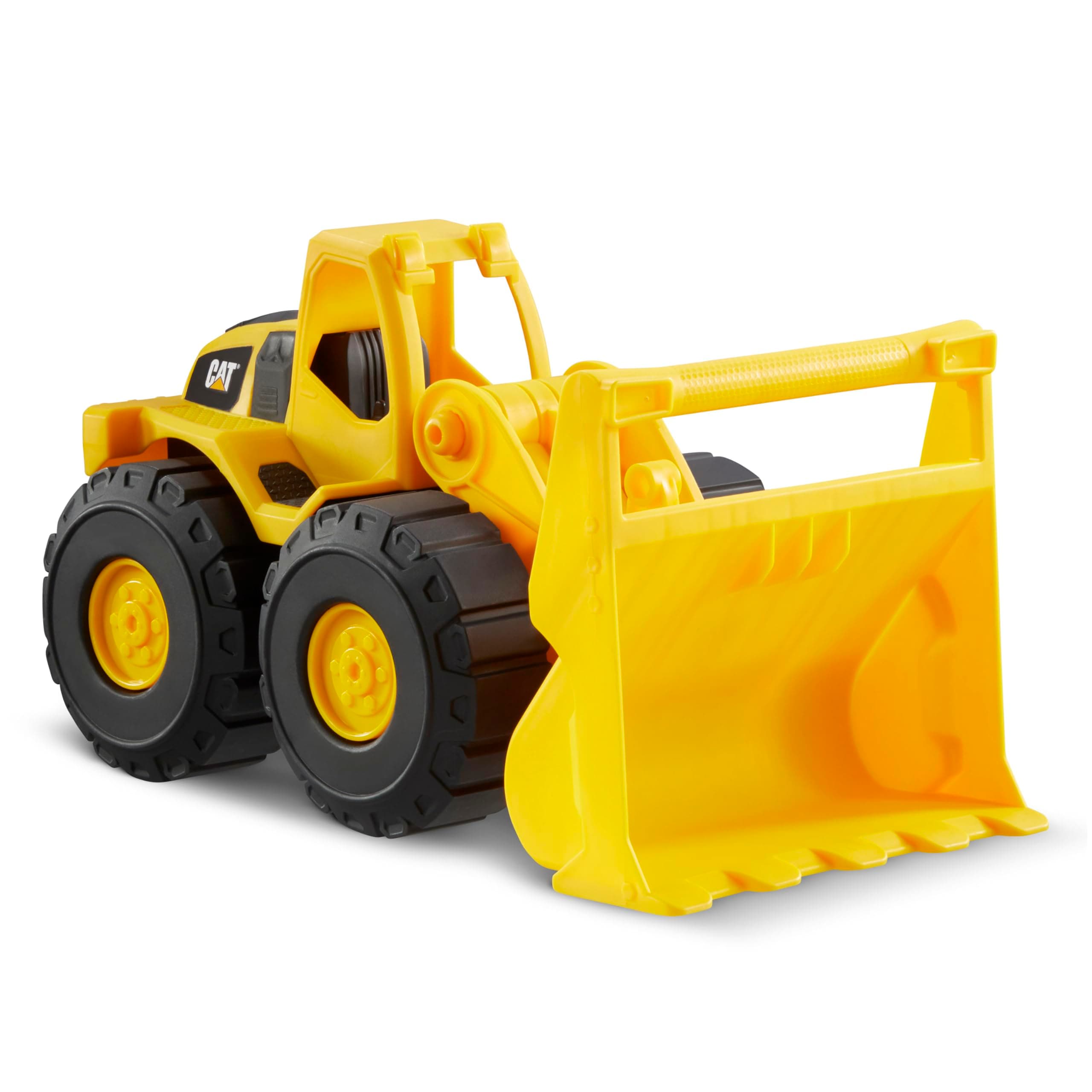 Construction Toys, Construction Fleet 10" Front Loader Toy - Heavy‑Duty Plastic, Working Bucket & Free‑Rolling Wheels, Indoor/Outdoor Sandbox Vehicle for Toddlers & Kids Ages 2 +