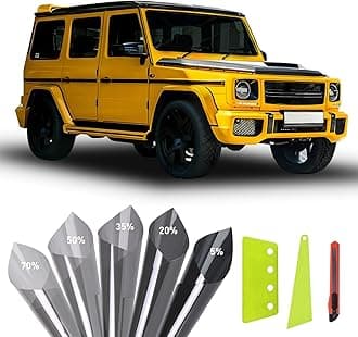 Window Tint Film for Cars Privacy Protection Automotive Film 70% VLT Nano Ceramic Car Winodw Tint Front Windshield Heat Glare UV IR Rays Block Scratch Resistance 24" x15ft