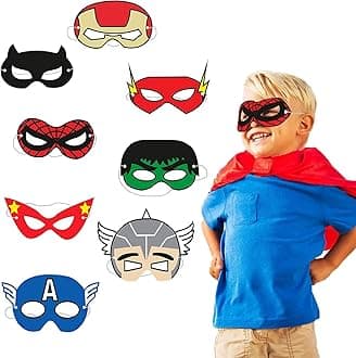 - Party Propz Animal Eye Mask - Jungle Theme Birthday Decoration for Kids | Face Masks for Boys and Girls