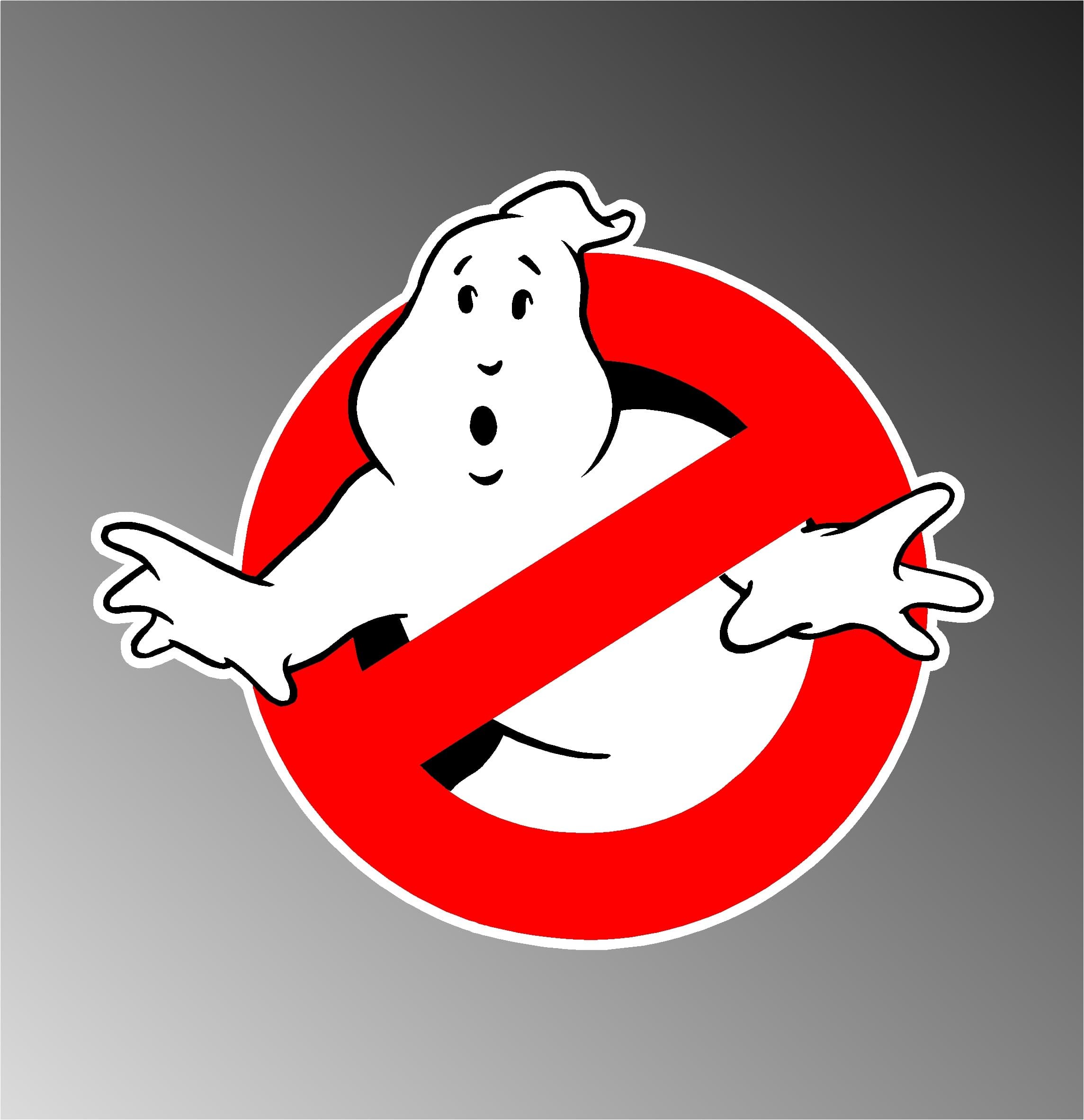 Crawford Graphix 4 Ghostbusters Ghost Buster Decal Bumper Sticker 4" X 5" (Each)