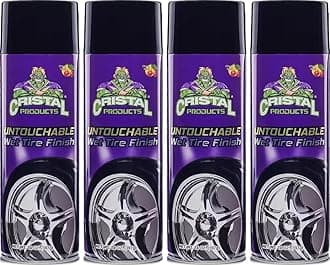 Sponsored Ad - Untouchable TireShine Spray Spray 4PK – Long-Lasting Wet Tire Finish for Deep Gloss & Protection – Waterproof, No-Sling Formula, Easy Application Tire Shine & Cleaner (52 oz Total)