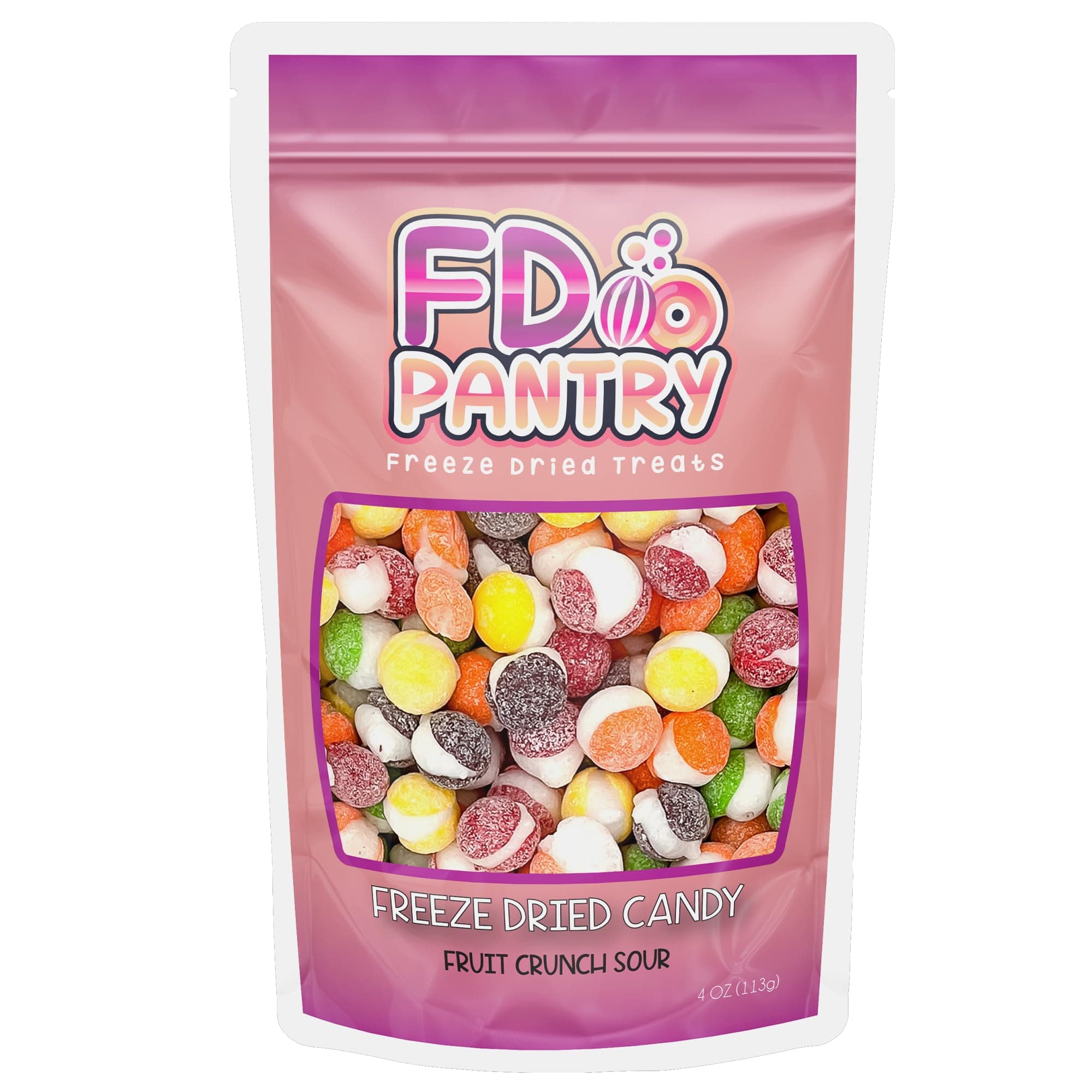 FD Pantry Freeze Dried Fruit Crunch Candy (Sour, 4 oz)