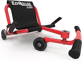 EzyRoller Classic Ride On Scooter for Kids Ages 4+ - Red