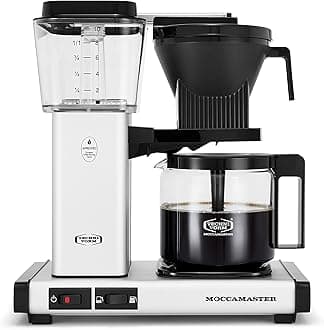 Technivorm Moccamaster 53930 KBGV 10 Cup Coffee Maker, Matte Silver, 40 oz, 10 Cup, 1.25 L