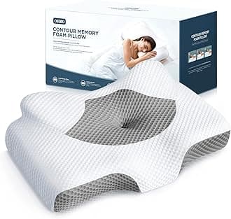 Osteo Cervical Pillow for Neck Pain Relief, Adjustable Orthopedic Bed Pillow for Sleeping, Support for Side Back Sleepers