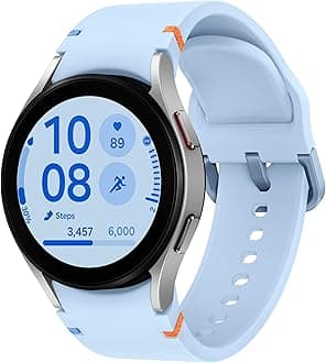 Samsung Galaxy Watch FE 40mm LTE AI Smartwatch w/Fitness Tracking, BIA Sensor, Personalized HR Zones, Heart Rate Tracker, Sleep Monitor, 2024, Silver [US Version, 1Yr Manufacturer Warranty]