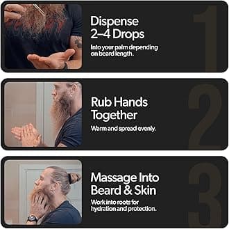 The Beard Struggle - Day Liquid Tonic Beard Oil - Platinum Collection, Aesir's Triumph - Beard Oil for Men - Moisturize, Softens Hair, Reduces Itch - Day Time Beard Growth Oil (30 ml)