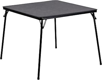 Black Folding Card Table