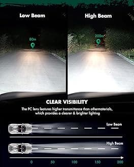 SCITOO Headlight Assembly Fit For Chevrolet Cruze 2011-2015,For Chevrolet Cruze Limited 2016 Headlamp in Black Housing Clear Lens