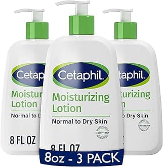 Body Moisturizer by , Hydrating Moisturizing Lotion for All Skin Types, Suitable for Sensitive Skin, NEW 8 oz Pack of 3, Fragrance Free, Hypoallergenic, Non-Comedogenic