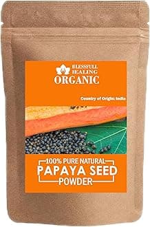 Blessfull Healing Organic 100% Pure Natural Papaya Seed Powder | 300 Gram / 10.58 oz
