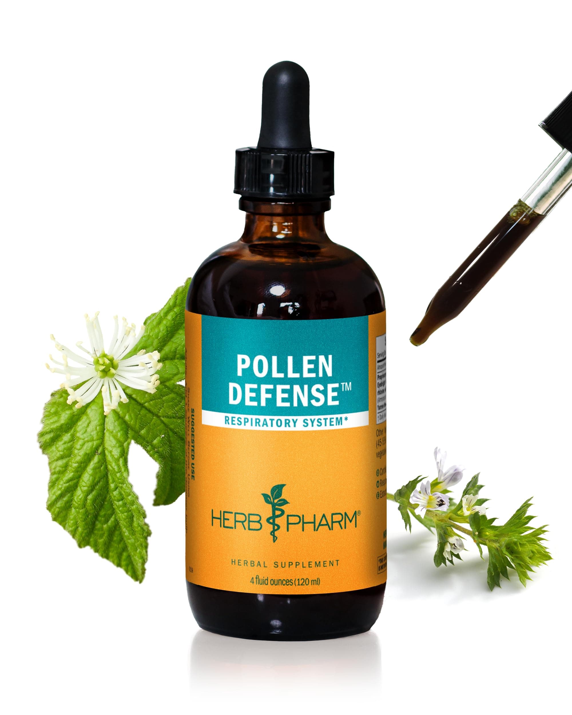 Pollen Defense Liquid Herbal Formula for Respiratory System Support - 4 Ounce
