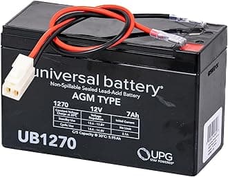 Premium 12 Volt Battery Pack for Razor E-Punk/Electric Punk and The Viro Rides VR550 Scooter (7 Ah Standard Range, Versions 1+) - Replacement Rechargeable AGM Battery with Wiring Harness